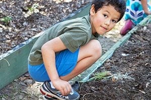 children-planting-in-community-garden